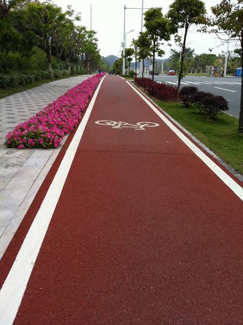 荣昌核心承接彩色路面、水洗石、树脂胶粘石施工及庭院景观